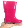 galocha infantil bota pink rosa para chuva