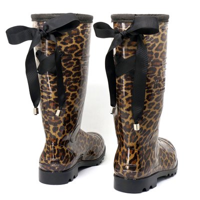 bota galocha amarra lac o preto feminina onc a chuva impermeavel marrom 1