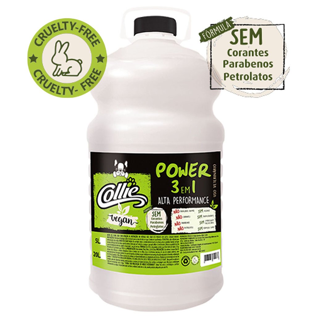 shampoo pet collie 5L power 3x1 cachorro dog arkuero