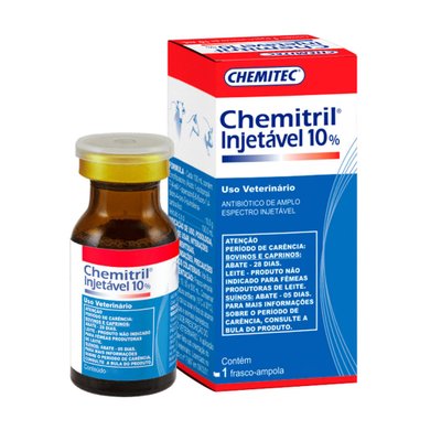 chemitril 10 10 mL 50ML Laboratorio Animais Chemitec Arkuero