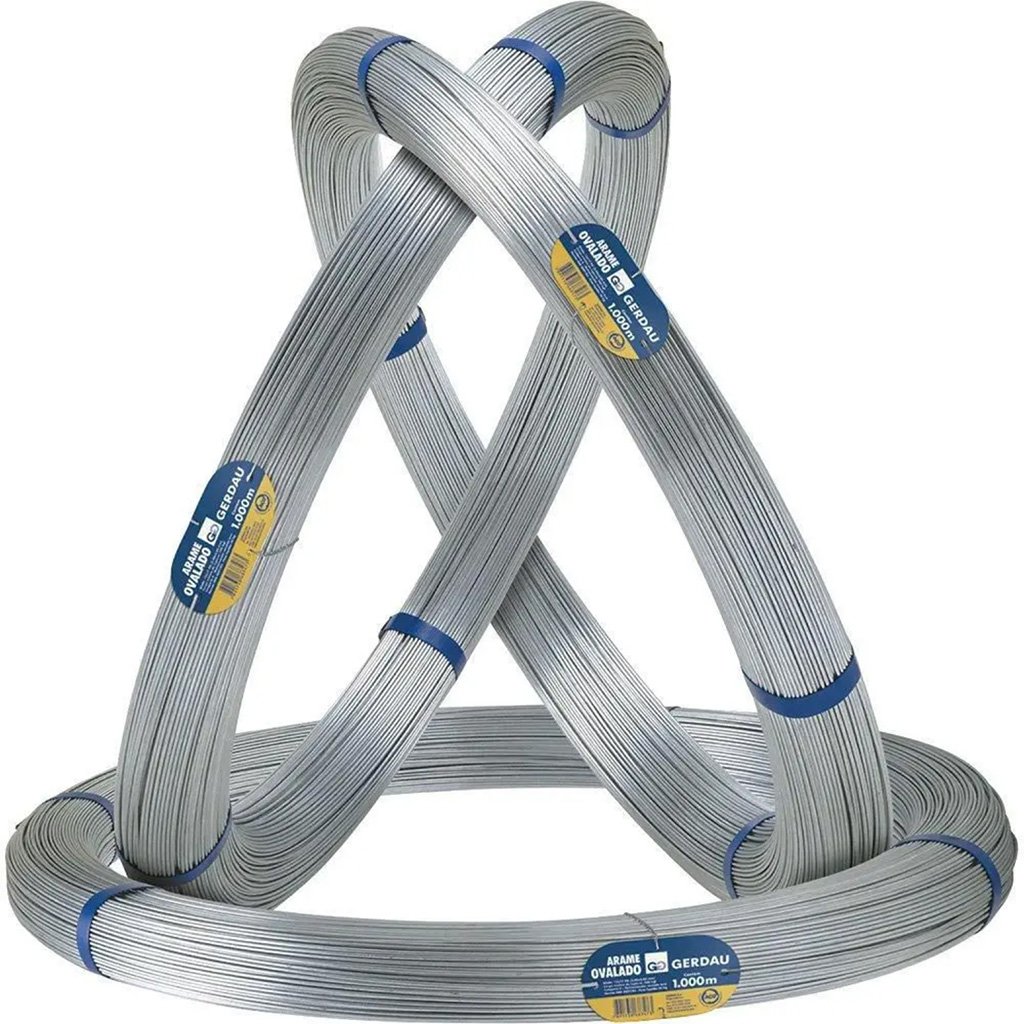 Arame ovalado gerdau 1000 1250 500 Arkuero aco aco