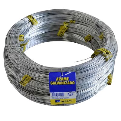 arame galvanizado bwg gerdau arkuero ac o cerca rolo 1kg 12 14 16 18