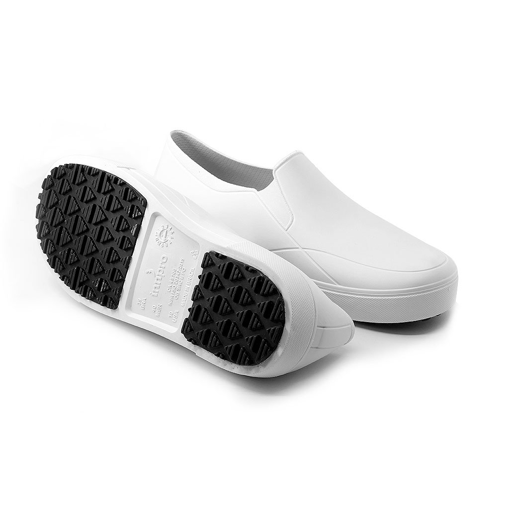 tenis newpro hospital dentista farmacia industria confortavel eva sapato para padaria hortifru ti ca 45106 macio e leve preto branco arkuero 2