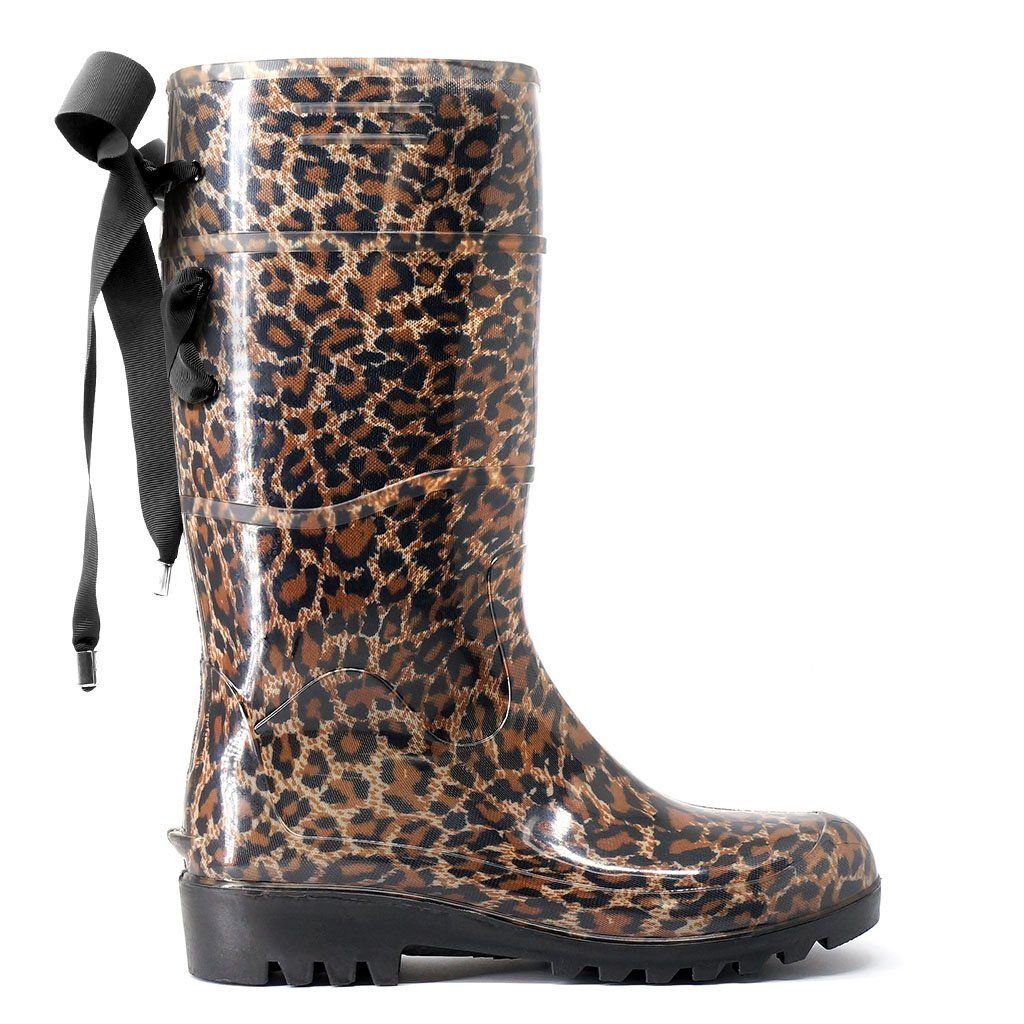 galocha feminina baspan arkuero onc a flores floral rosa mulher chuva impermea vel tigresa textura lac o preto amarra