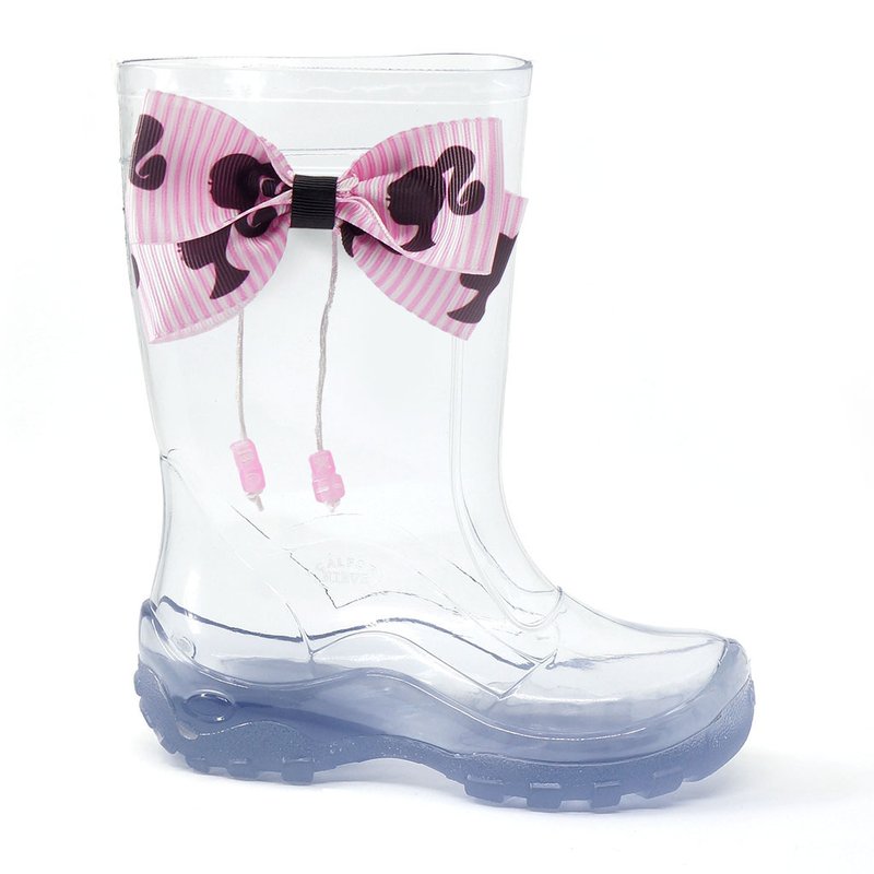 bota galocha infantil kids splash transparente translu cida meia vermelha pink chuva impermeavel arkuero lac o colorido barbie rosa pink
